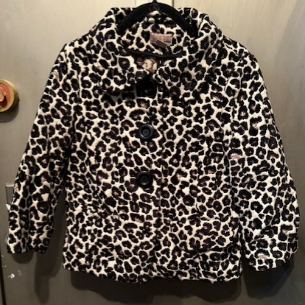 Retro 1960's Style Leopard Print Bolero Jacket - RARE